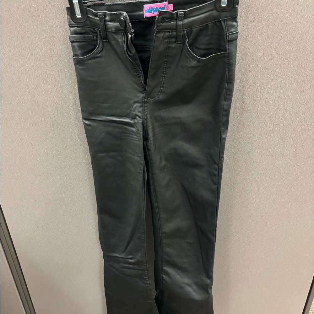 Edited Black Faux Leather Flare Women’s Size XS